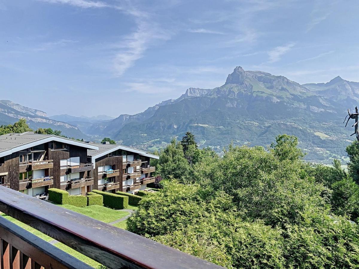 Studio Confortable Au Centre De Combloux Avec Parking Et Acces Ski Bus - Fr-1-560-35 Екстериор снимка